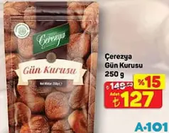 ÇEREZYA GÜN KURUSU 250 G